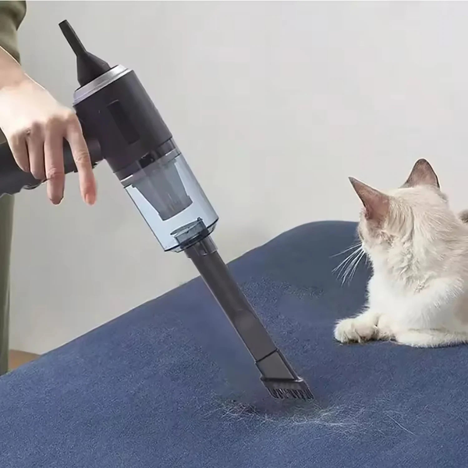 Car Vacuum Cleaner Portable Mini Dust Collector Dry And Wet Home Car Dual-Use Wireless Handheld Cleaning Appliances USB Charging