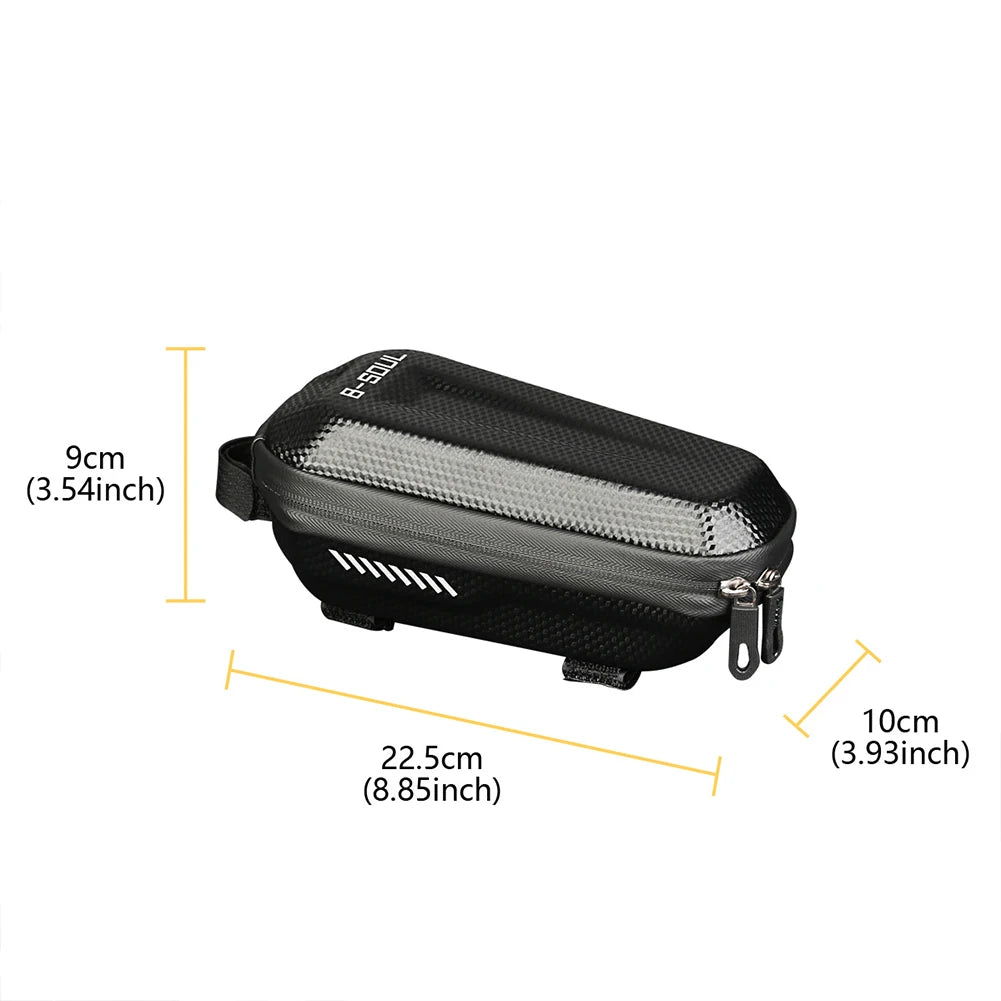 Electric Scooter Bag Accessories 2-5L Waterproof Front Storage Hanging Bag EVA Hard Shell Bike Scooter Front Bag For Xiaomi M365