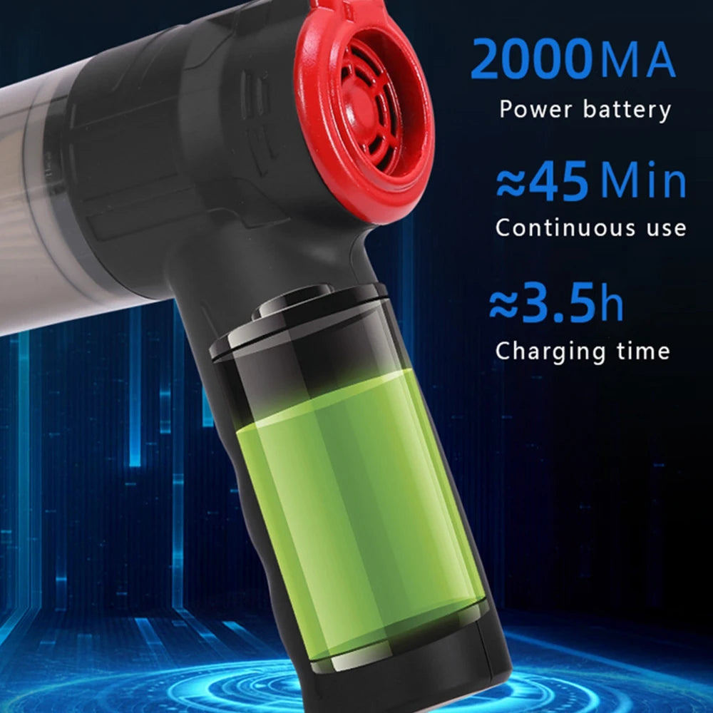Portable 150W High Power Car Multipurpose WirelessVacuum Cleaner Handheld Powerful Suction Rechargeable Car and Home Dual Use