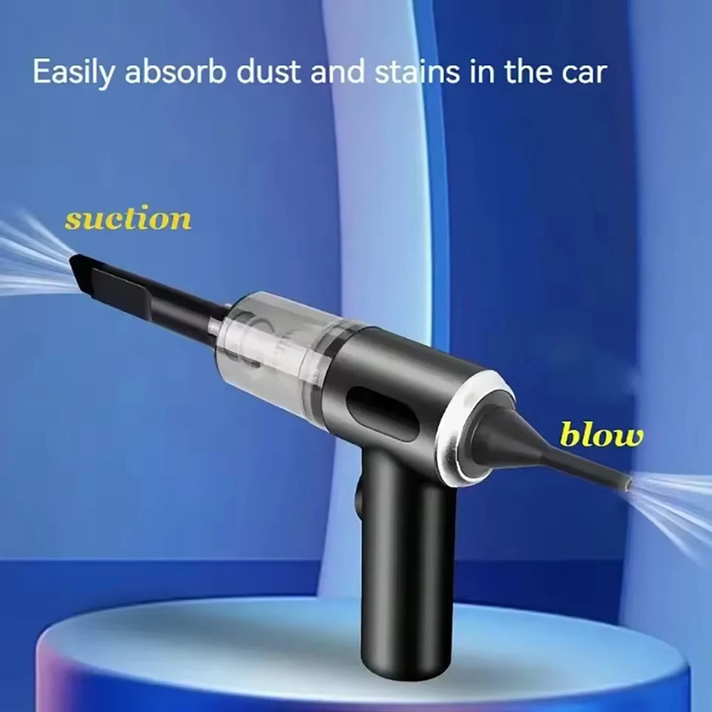 Car Vacuum Cleaner Portable Mini Dust Collector Dry And Wet Home Car Dual-Use Wireless Handheld Cleaning Appliances USB Charging