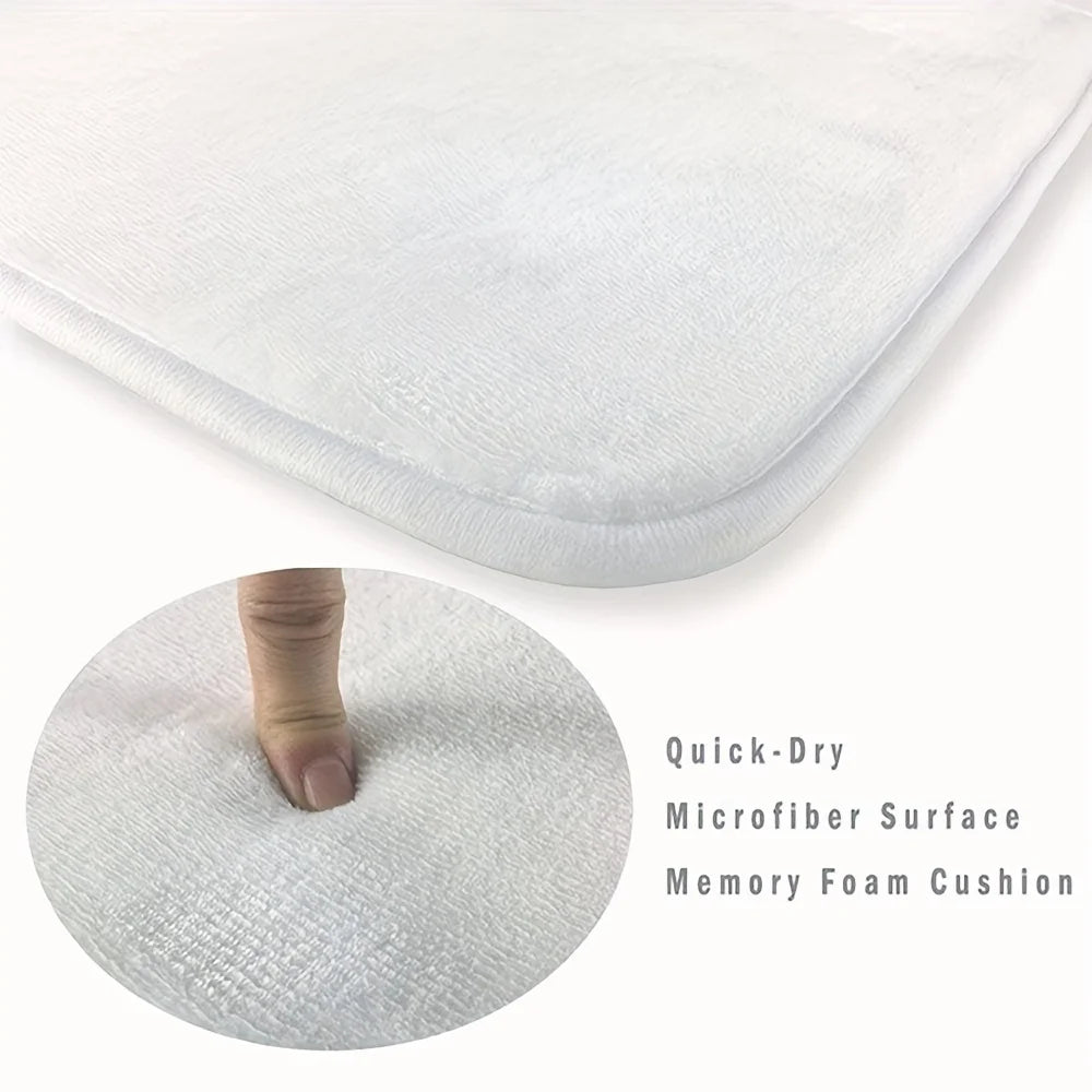 1PC Fashionable Contour Print Round Rug, Non-slip Floor Mat for Living Room, Bedroom, Bathroom, Holiday Home Decoration