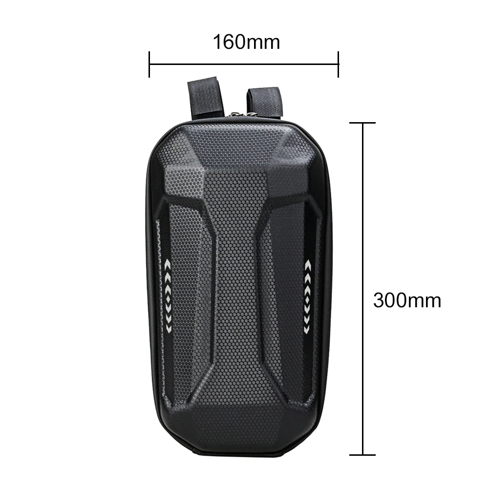 Electric Scooter Bag Accessories 2-5L Waterproof Front Storage Hanging Bag EVA Hard Shell Bike Scooter Front Bag For Xiaomi M365